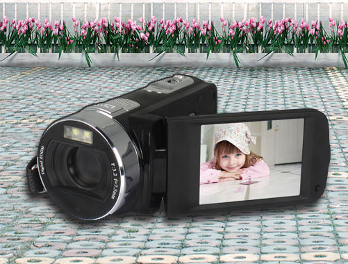 高清数码摄像机(HDVC6)2.7寸,旋转屏幕