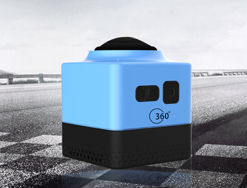 最新360全景运动DV相机(v20)蓝色