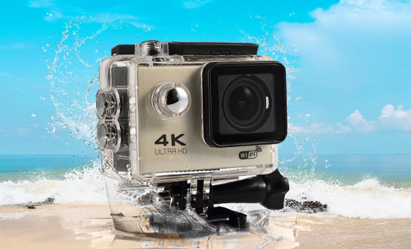4k 170高清广角镜运动DV摄像机（MDV610）水中拍照